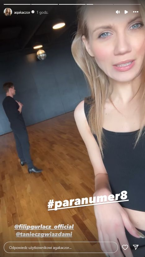 Agnieszka Kaczorowska i Filip Gurłacz