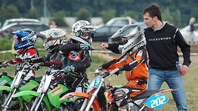 Miśkowiak i Jamroży na zawodach motocrossowych w Ostrowie