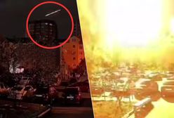 Rosyjska rakieta uderzyła w blok w Rosji. Jest nagranie