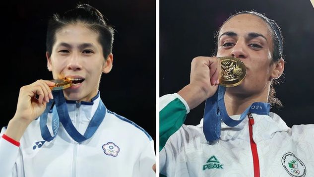 Getty Images / Richard Pelham / Na zdjęciu: Lin Yu-Ting i Imane Khelif