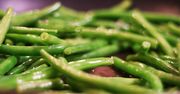 Gotowana zielona fasolka szparagowa bez dodatku soli, odsączona