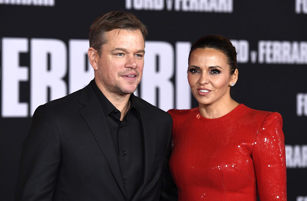 Matt Damon z żoną Lucianą Barroso. 