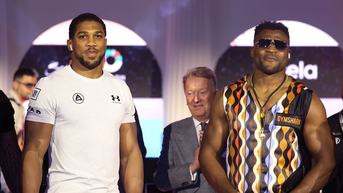 Getty Images / Fot. Richard Pelham / Na zdjęciu: Anthony Joshua i Francis Ngannou