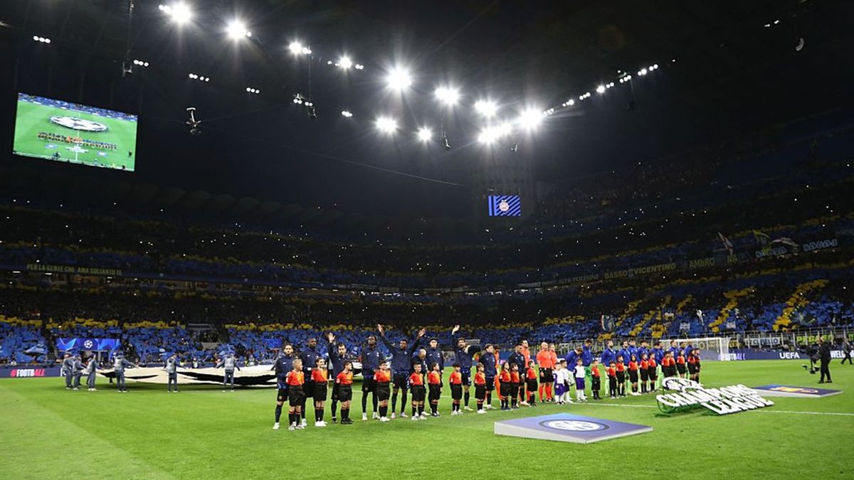 Getty Images / Marco Luzzani / Na zdjęciu: stadion San Siro przed półfinałem LM
