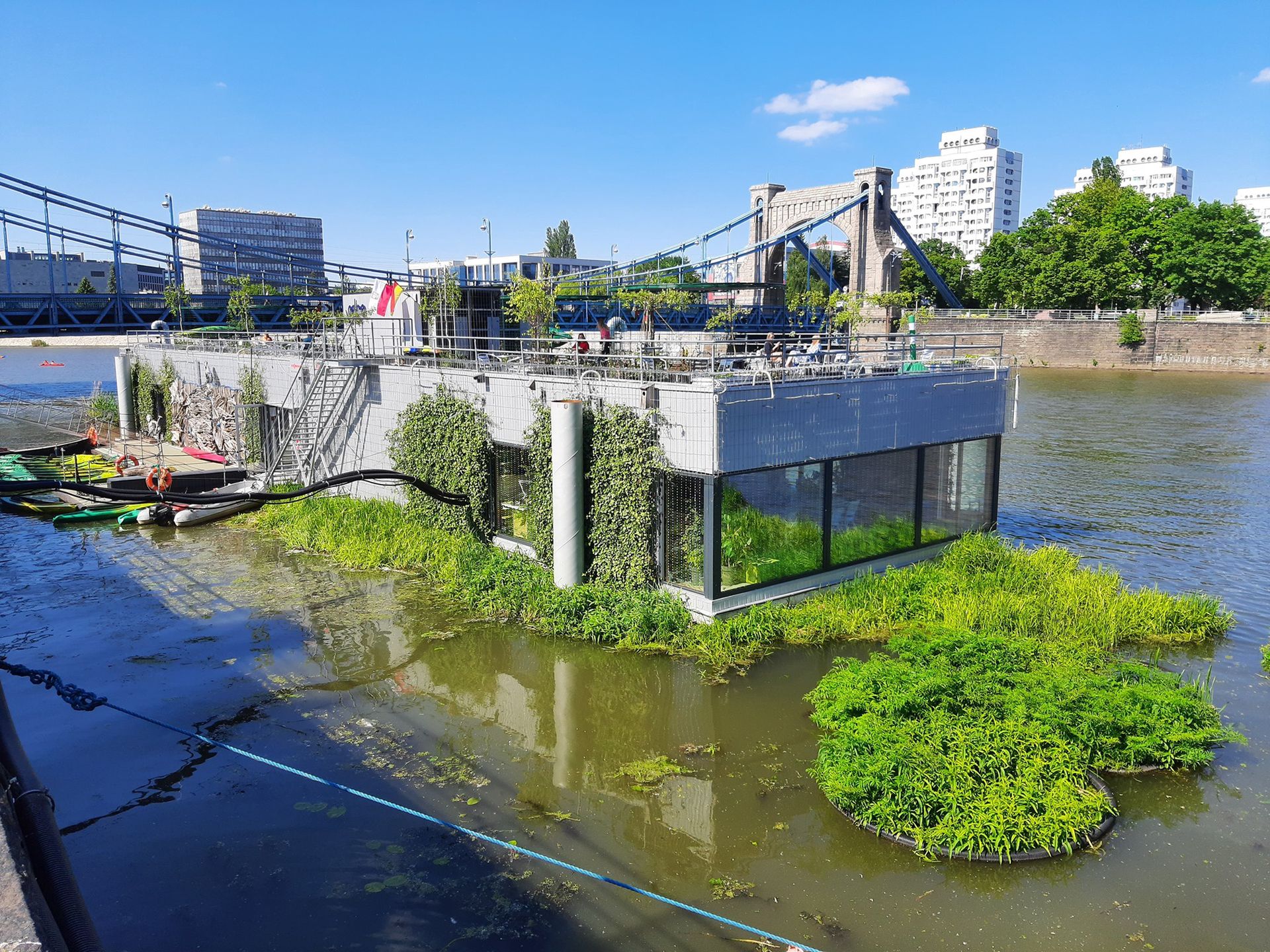 Odra Centrum dom na wodzie