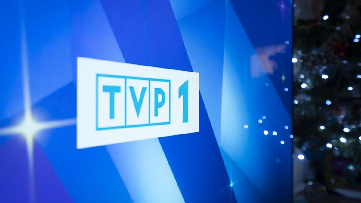 The TVP! logo is seen instead of the TVP Info logo on the main public news broadcaster channel on 20 December, 2023 in Warsaw, Poland. The new Donald Tusk led government has sacked the management of state media entities to return to what the new government calls an impartial and apolitical media lanscape. The previous Law and Justice (PiS) led government had turned the public broadcaster into what many have criticized as being a propaganda channel for the ruling party's own agenda. (Photo by Jaap Arriens/NurPhoto via Getty Images)