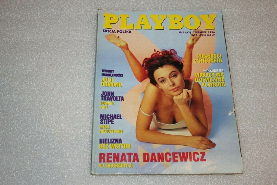 Wydanie "Playboya" ze zdjęciami Renaty Dancewicz 