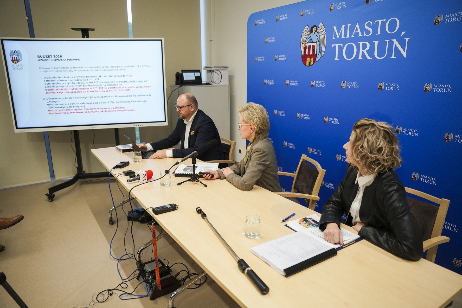 Prezentacja projektu budżetu Torunia 2026