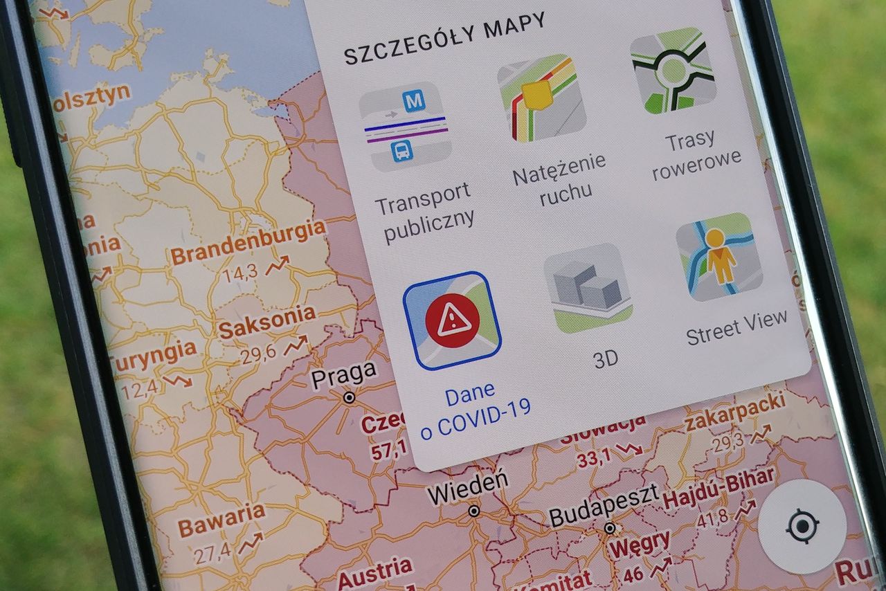 Mapy Google w dobie COVID-19, fot. Oskar Ziomek