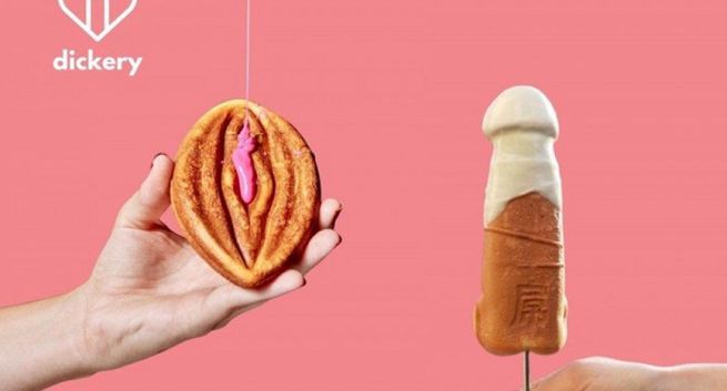 Gofiarnia Dickery sprzedaje wypieki w kształcie penisa i waginy
