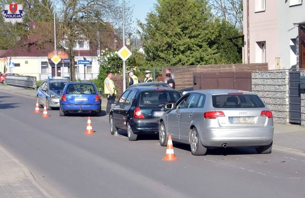 Audi najechało na tył Renault