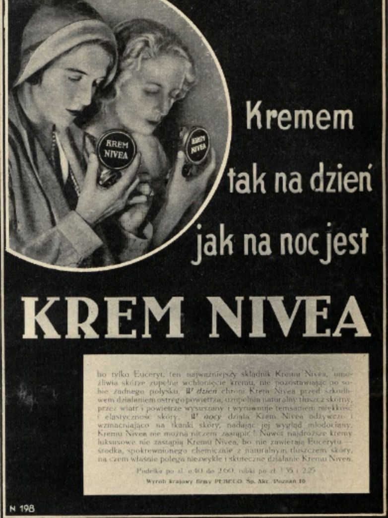 Pełna reklama kremu Nivea