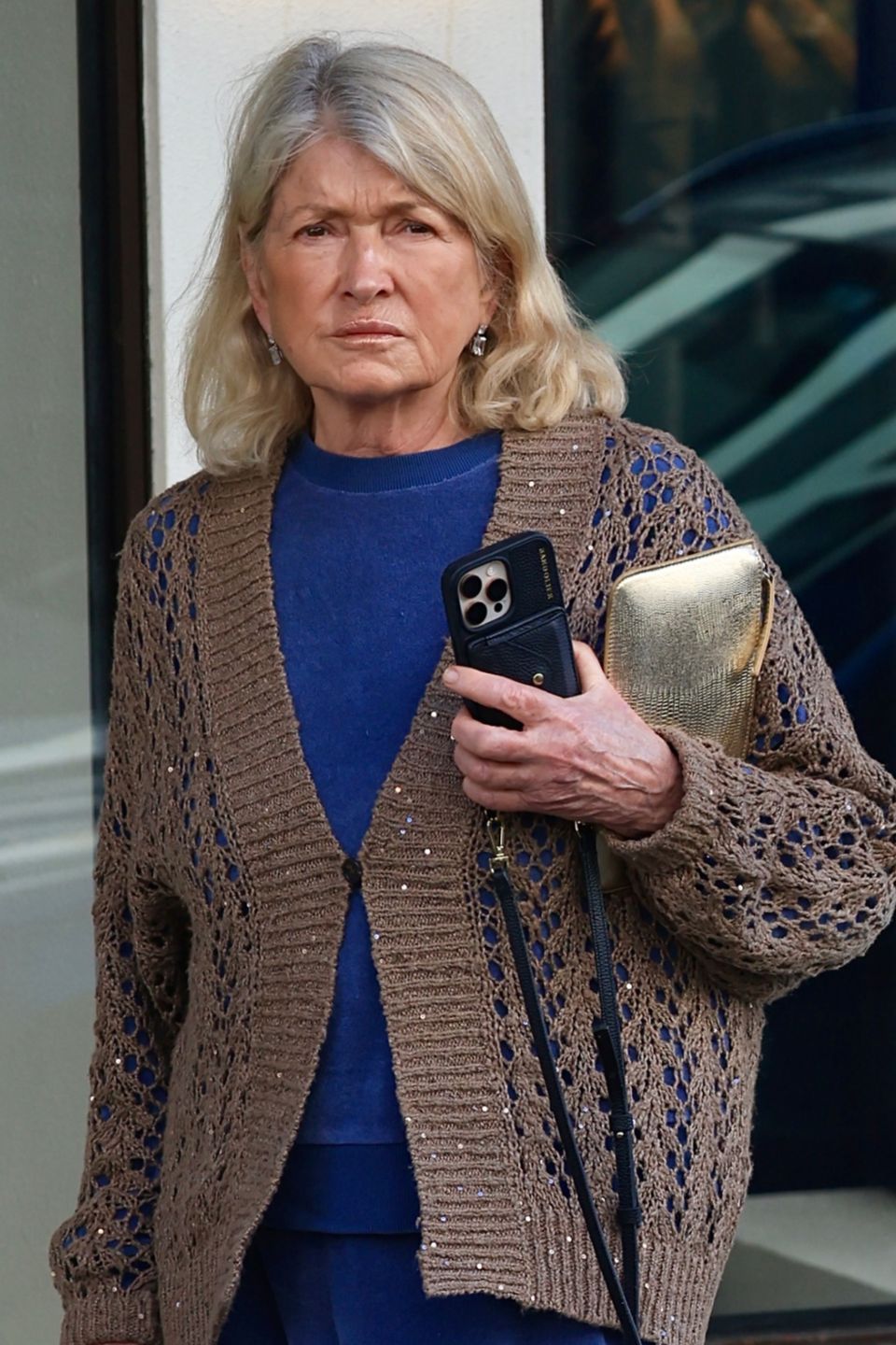 Martha Stewart na lotnisku w Australii