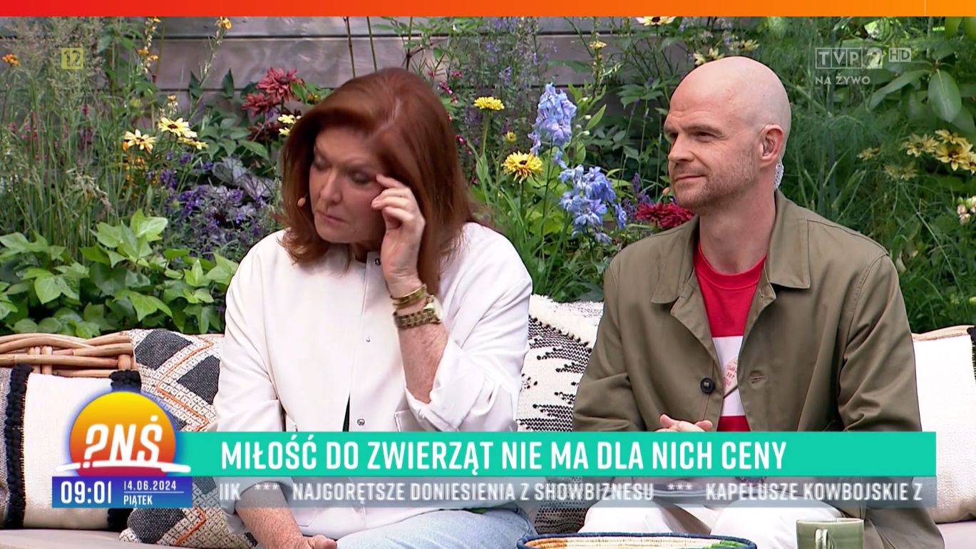 Katarzyna Dowbor zalała się łzami