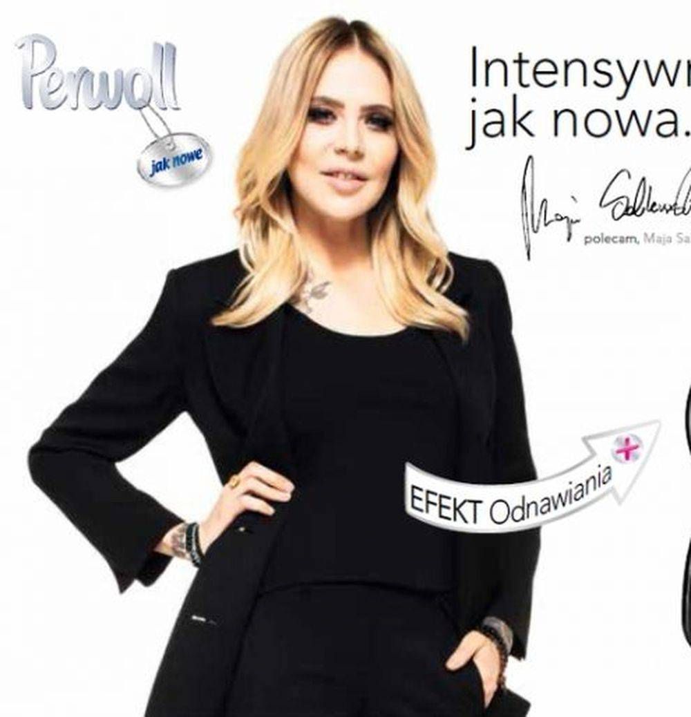 Maja Sablewska w nowej odsłonie kampanii Perwoll
Fot. screen z Facebook