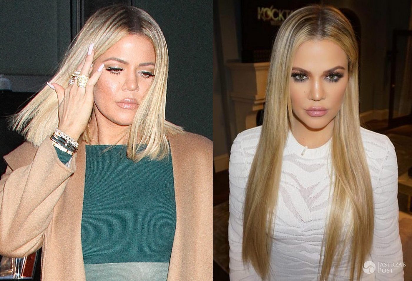 Khloe Kardashian z nową fryzurą (fot. ONS, Instagram)