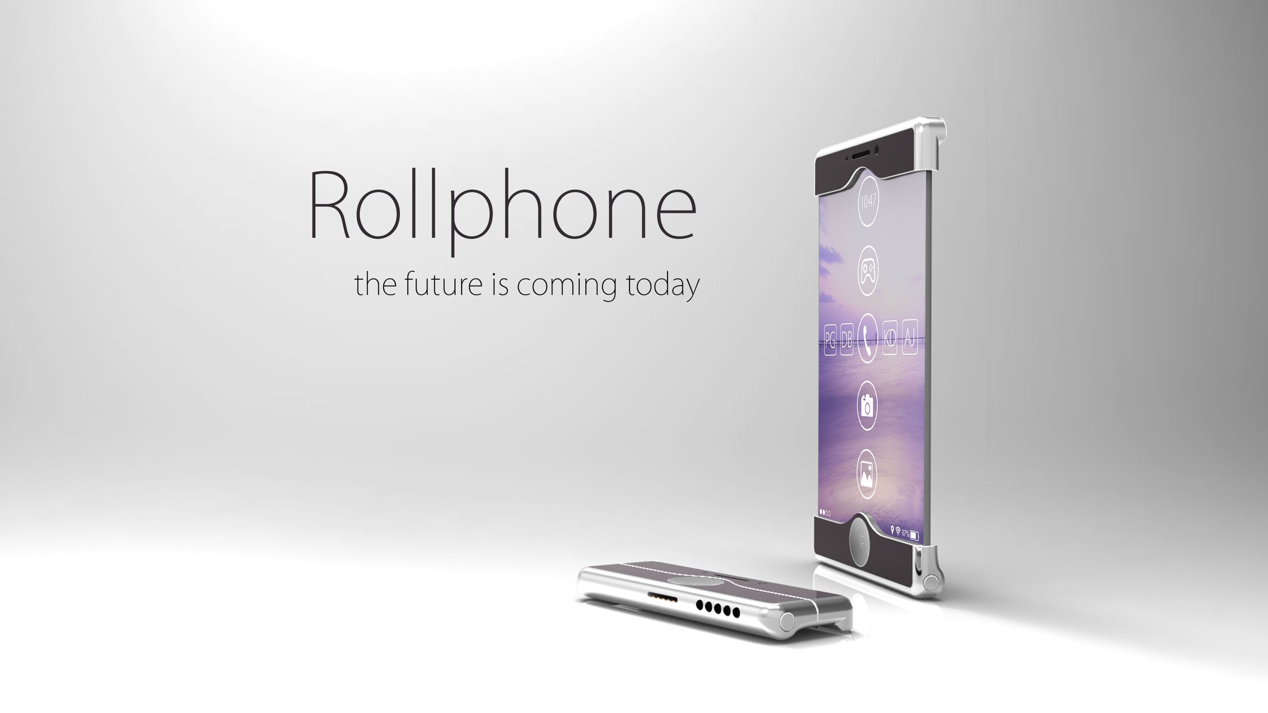 Nasz czytelnik zrobił niesamowitą wizualizację rozwijanego smartfona. Oto Rollphone 4