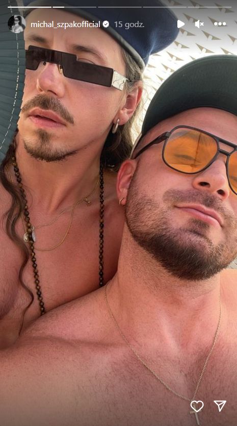 Michał Szpak na wakacjach