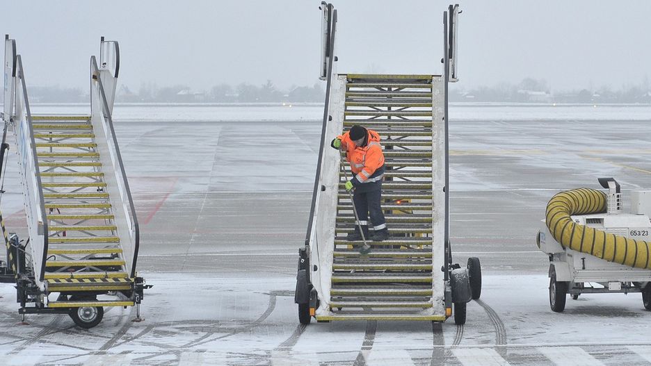Utrudnienia na Ławicy w Poznaniu.