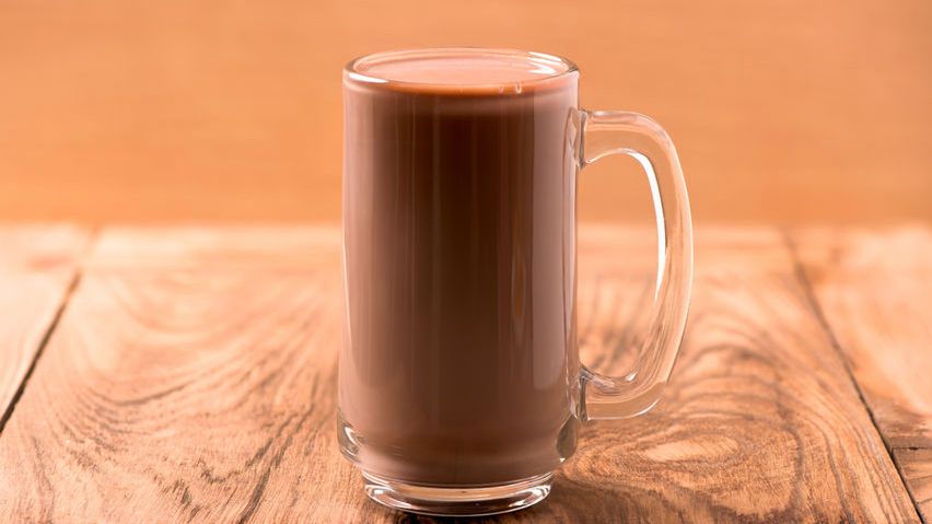 Czekoladowy koktajl mleczny