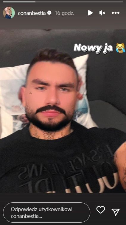 Conan Kaźmierski szokuje nowym lookiem