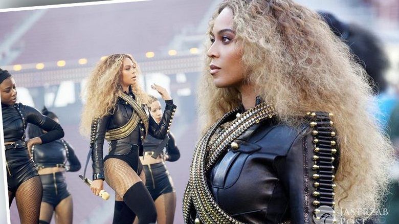Beyonce w kostiumie Dsquared2 na Super Bowl 2016 (fot. Instagram)
