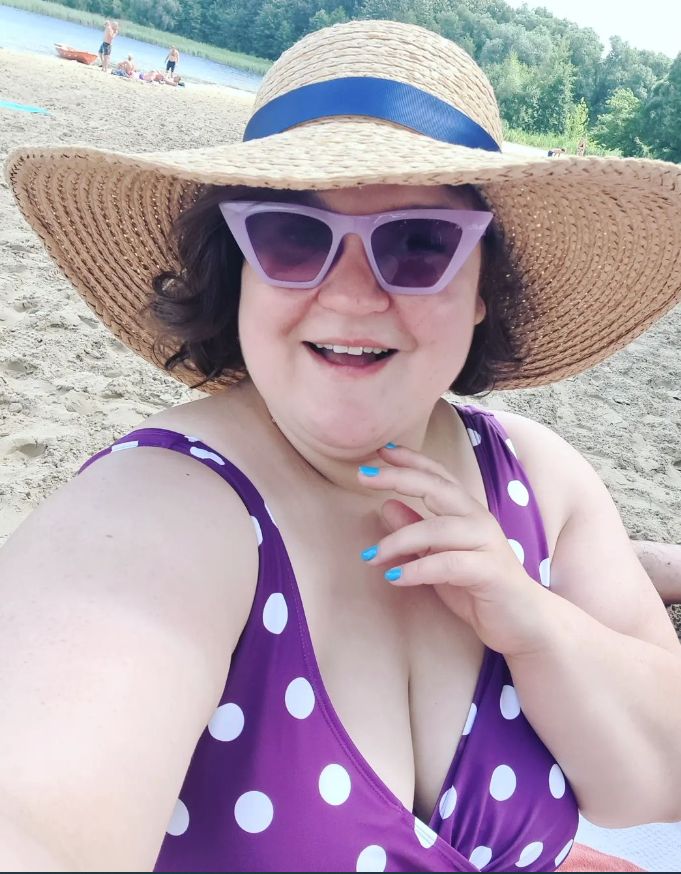 Dominika Gwit na plaży