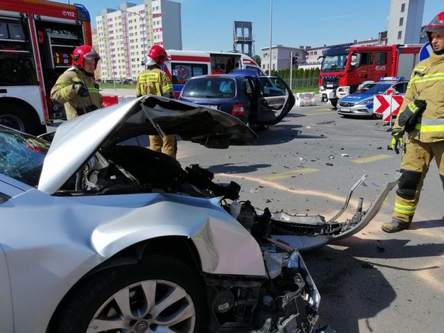 Groźny wypadek na skrzyżowaniu Radwana z Polną