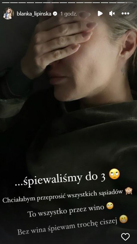 Blanka Lipińska przeprasza sąsiadów