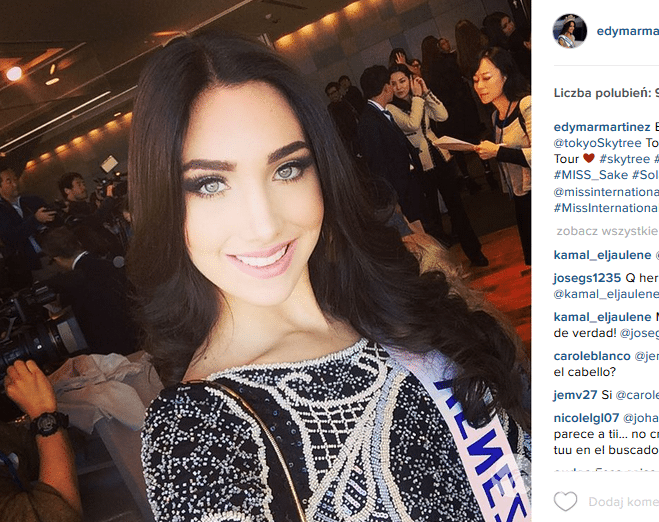 Miss International Edymar Martinez