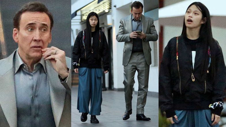 Nicolas Cage wychodzi z restauracji w towarzystwie młodszej o połowę, ciężarnej żony