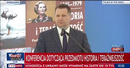 Historia i teraźniejszość. Minister Czarnek zapowiedział nowy przedmiot szkolny. Od początku rodzi kontrowersje