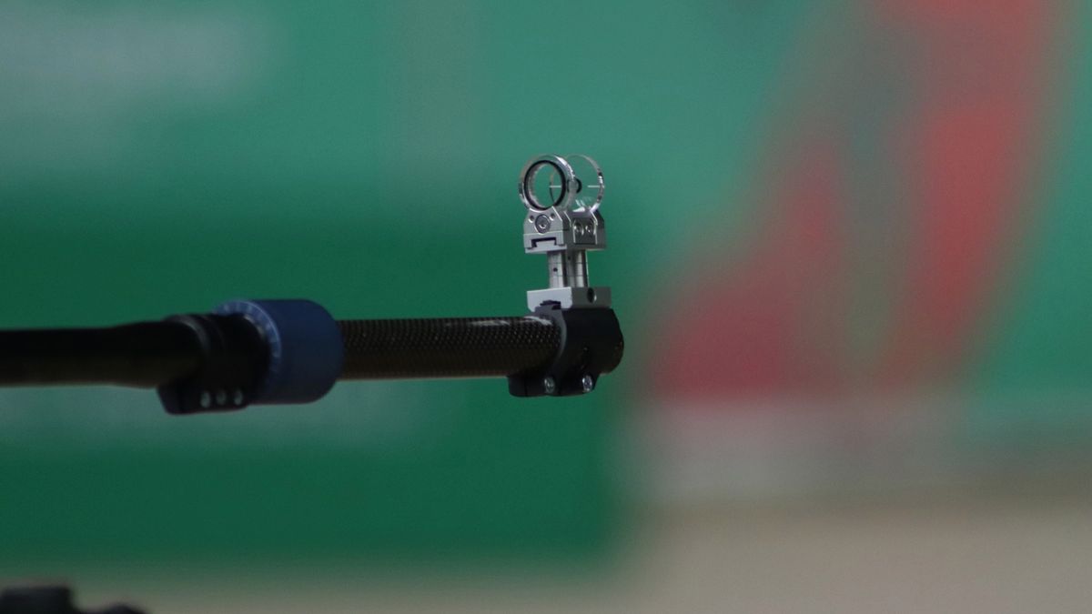 WP SportoweFakty / Dawid Lis / Strzelanie z karabinu pneumatycznego z 10 metrów