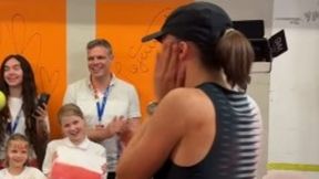 Reakcja Świątek mówi wszystko. Spójrz, co przygotowali dla niej kibice