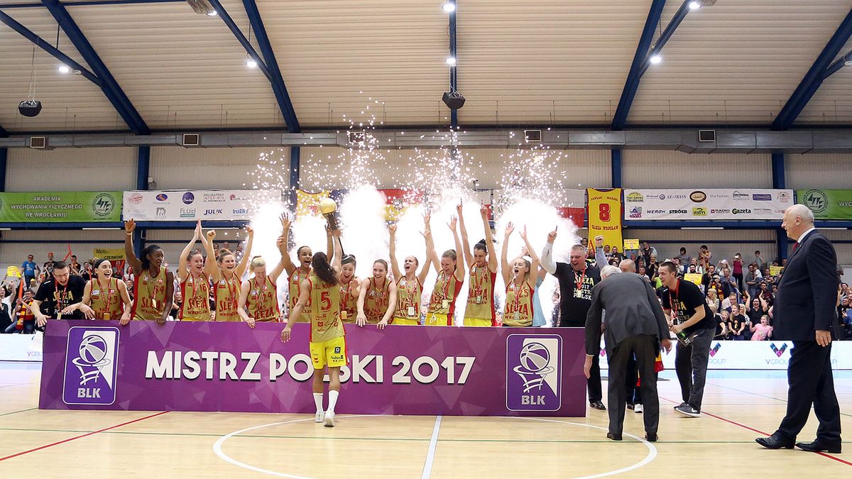 WP SportoweFakty / Leszek Stępień / Ślęza Wrocław, mistrz Polski w sezonie 2016/2017