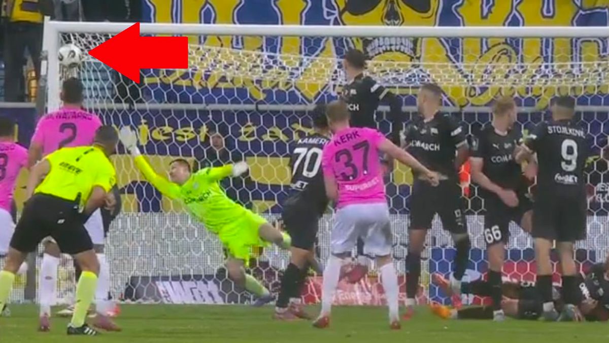 Twitter / Canal+ Sport / Na zdjęciu: gol Kerka