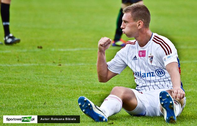 Mateusz Zachara w meczu z Podbeskidziem dwukrotnie wpisał się na listę strzelców