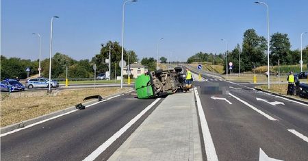 Tragiczny wypadek w Strzelcach koło Nałęczowa – Nie żyje 74-letni kierowca Volkswagena
