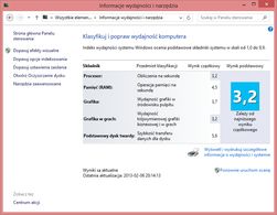 Wydajność według Windowsa