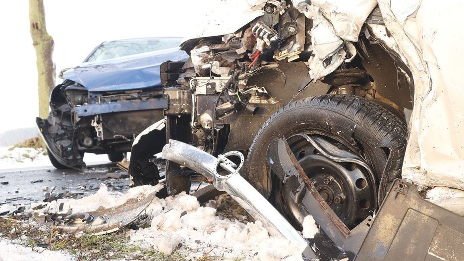 Wypadek na DW 434 pod Śremem