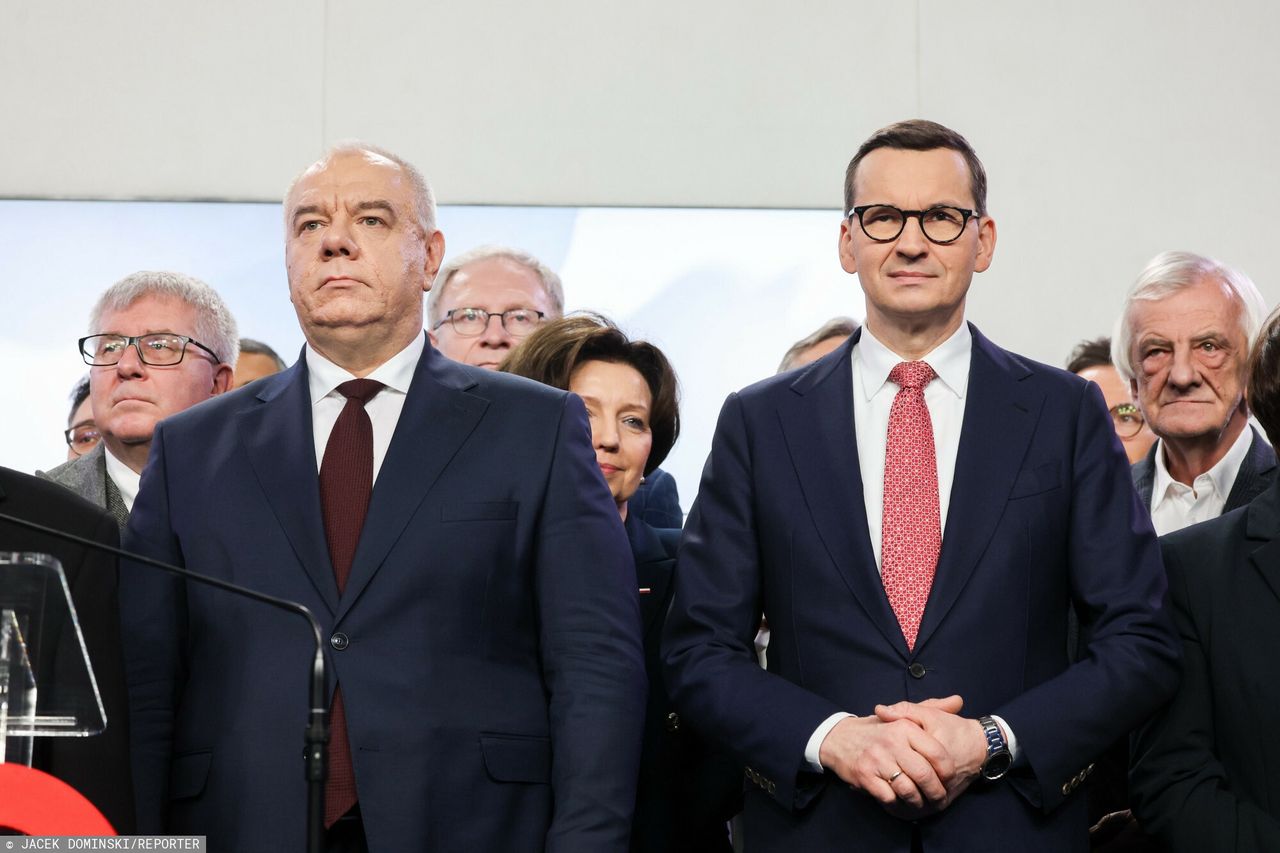 Jacek Sasin i Mateusz Morawiecki