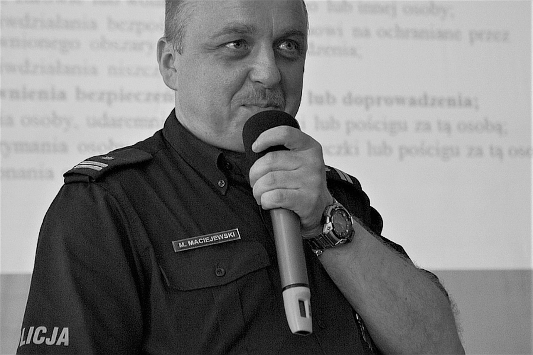 Na wieczną służbę odszedł podinsp. Maciej Maciejewski, wieloletni wykładowca słupskiej Szkoły Policji. 