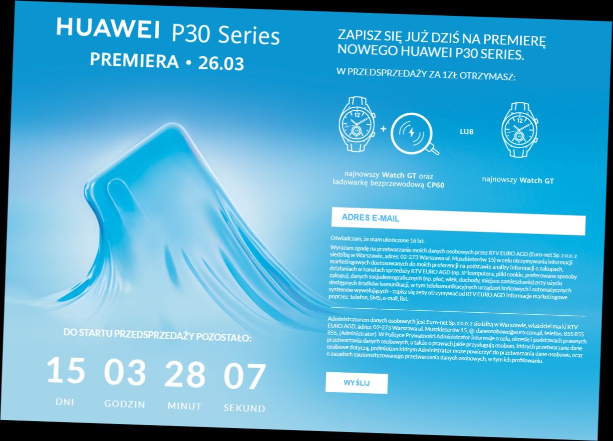 Huawei P30 i P30 Pro: szczegóły na temat przedsprzedaży w Polsce 2