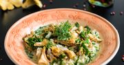 Makaron penne z sosem kurkowym