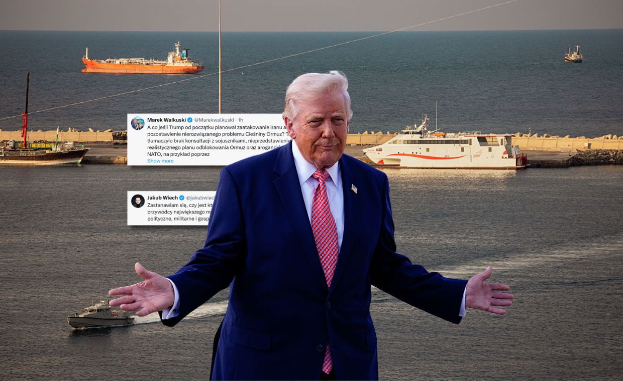 Lawina komentarzy po szokującym wpisie Trumpa o cieśninie Ormuz