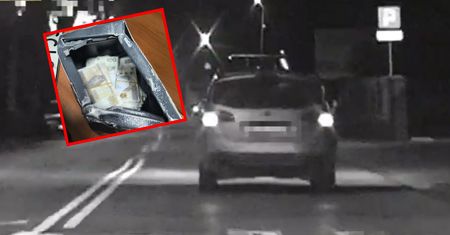 Uciekał przed policją. Wyrzucił z samochodu sejf z gotówką