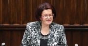 Posłanka Ziobry na mównicy. W ławach poruszenie po jej słowach