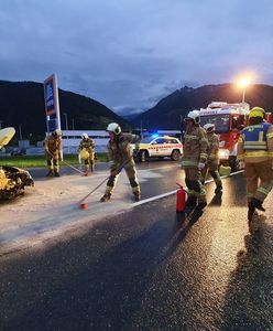 Wypadek z udziałem Polaków w Austrii. Cztery osoby w szpitalu