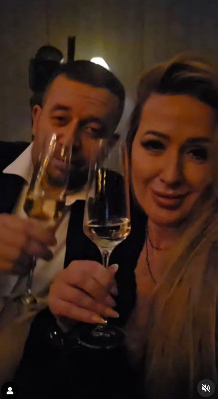 Sylwia Peretti z mężem