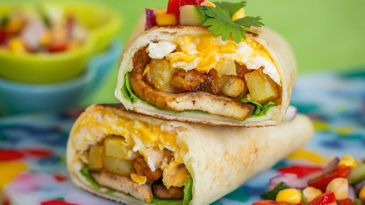 Bombowe burrito to pożywne i smaczne śniadanie